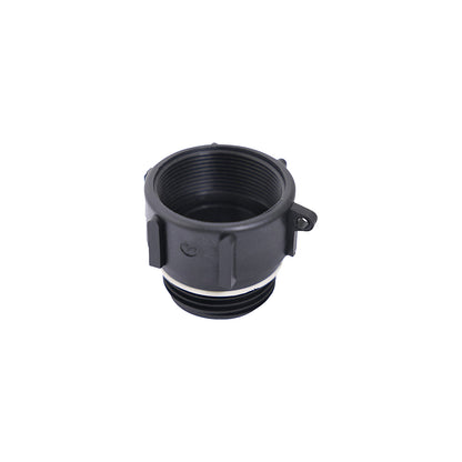 Adapter, for insulated containers, S 56x4 outside to 2'' BSP inside, black.