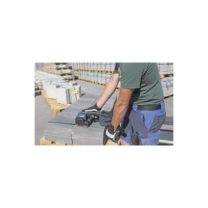 BXT-4 rechargeable strapping tool for PP and PET strapping, fully automatic, black, professional, for strap width 16 - 19 mm.