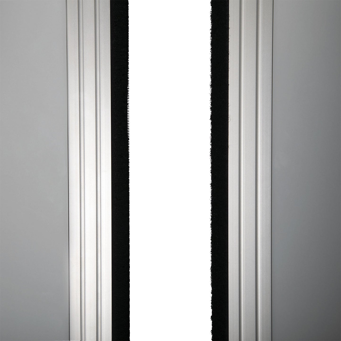 MAULconnecto partitioning system, 2x whiteboard, 1x acoustic, white/light grey, castors.
