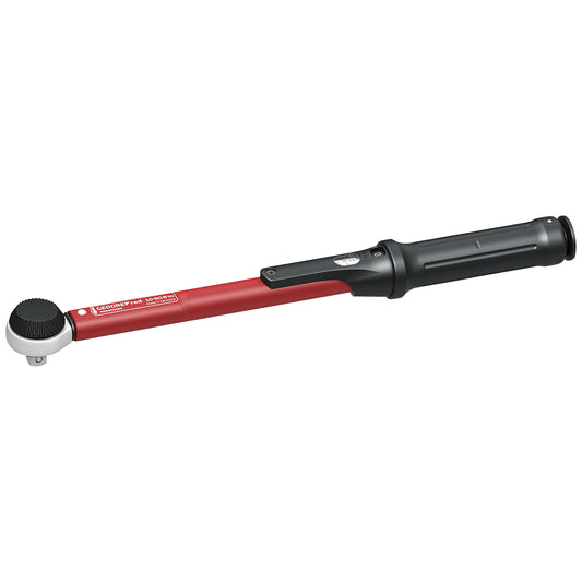 Torque wrench, 3/8'', 10-50 Nm, length 330 mm, with test certificate.