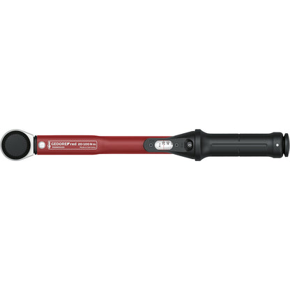 Torque wrench, 1/2'', 20-100 Nm, length 395 mm, with test certificate.