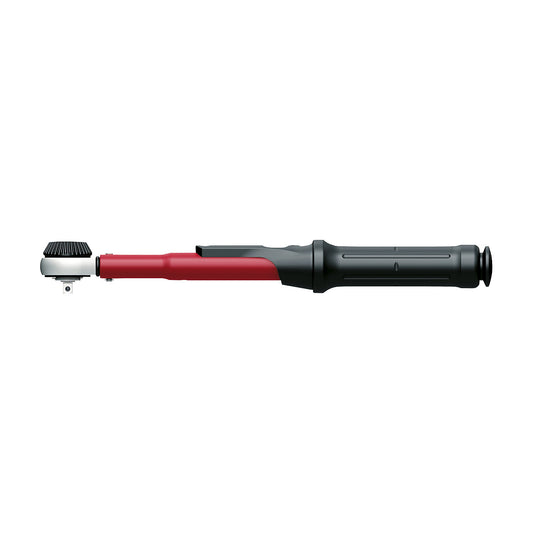 Torque wrench, 1/4'', 5-25 Nm, length 285 mm, with test certificate.