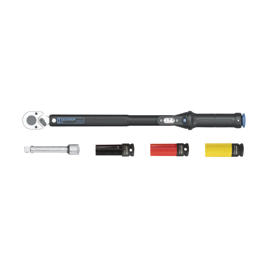 TORCOFLEX SET torque wrench set, 1/2'' 40-200 Nm, incl. 1/2'' 3 piece impact socket set, length 500 mm.