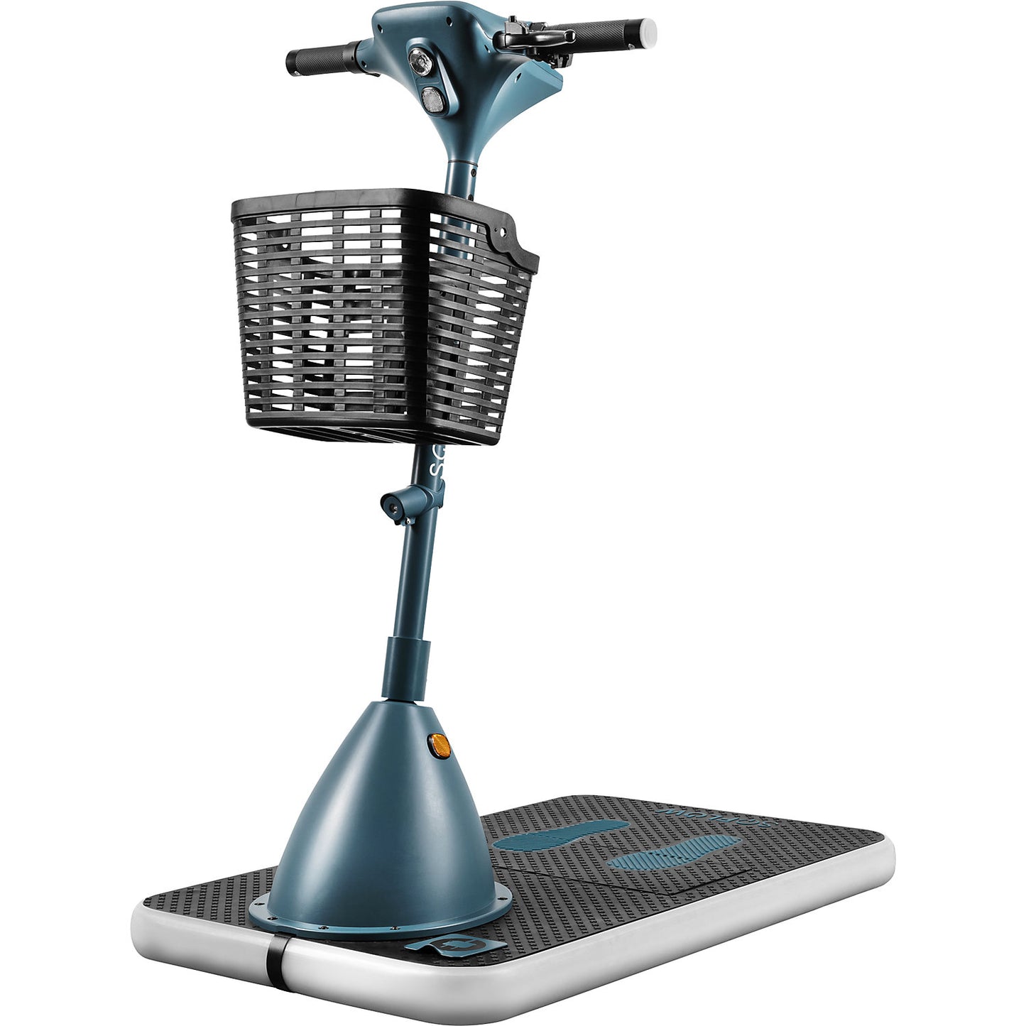 Personal mover, 5 wheel system, with basket.
