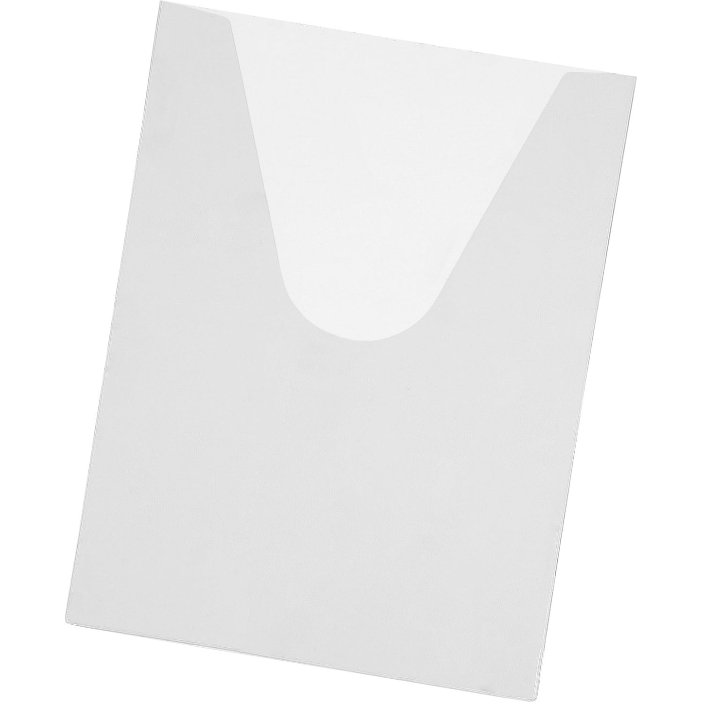 Circuit diagram pouch, self-adhesive, with V shaped opening, A4 format, transparent, pack of 25.