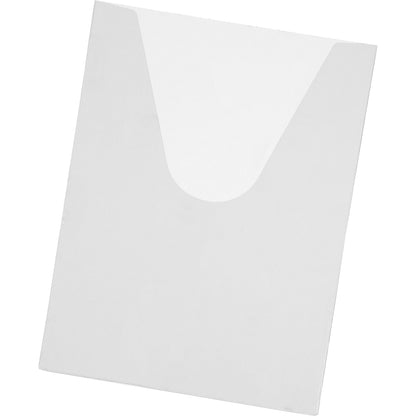 Circuit diagram pouch, self-adhesive, with V shaped opening, A4 format, transparent, pack of 25.