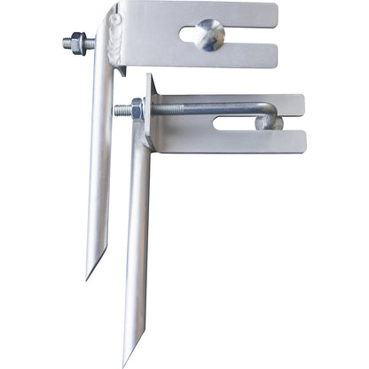 COMBI ladder tips, 1 pair, grey.