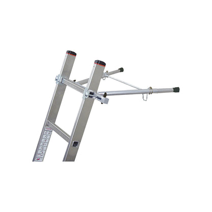 COMBI wall spacer, aluminium, grey.