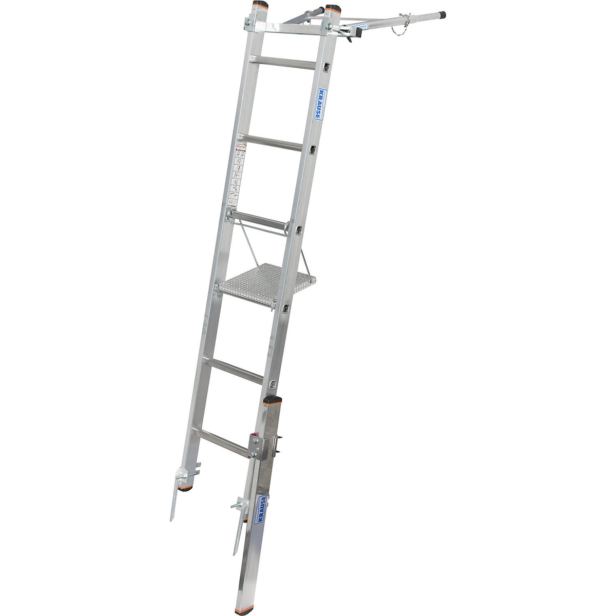 COMBI cross beam levelling adapter, aluminium, grey.
