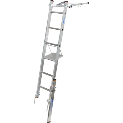 COMBI cross beam levelling adapter, aluminium, grey.