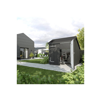 Bicycle shed, made of wood, HxWxD 2500 x 2910 x 2290 mm (5.7 m²), with double door.