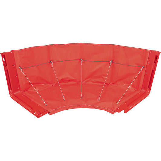 Flood barrier, plastic, LxWxH 1050 x 1050 x 1000 mm, inside corner piece.