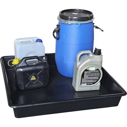 Universal small container tray, capacity 64 l, 800 x 800 x 120 mm, stackable.