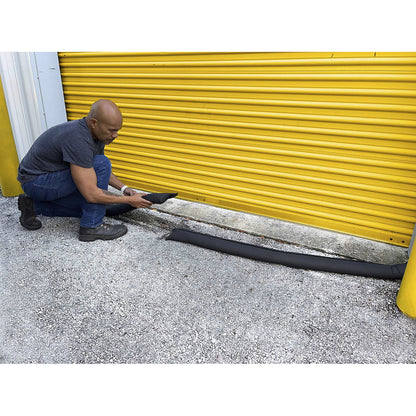 Flood prevention hose, pack of 2, black, LxWxH 1524 x 203 x 6 mm.