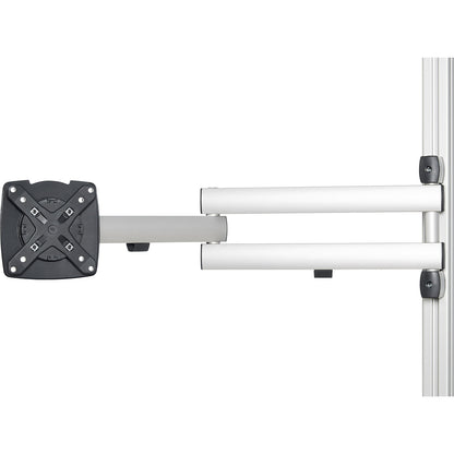 Swivel arm, for flat panel screen, with 3 joints, reach 700 mm.