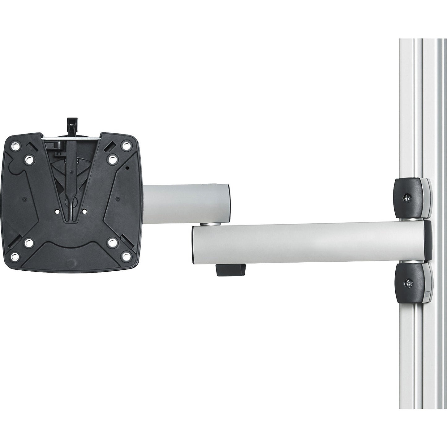 Swivel arm, for flat panel screen, with 3 joints, reach 450 mm.
