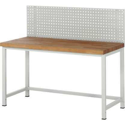Perforated panel, for workbench installation, WxDxH 3000 x 15 x 450 mm.