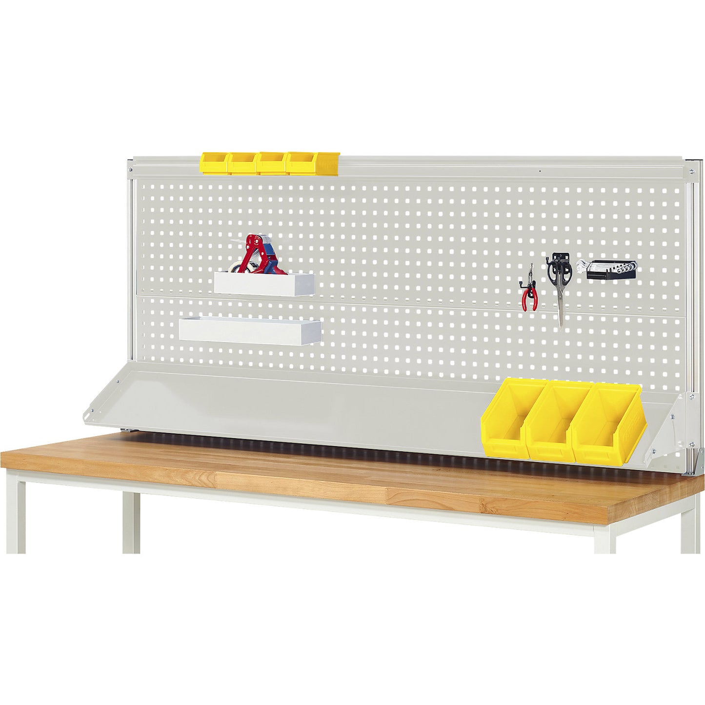System add-on set 8, for workbench, wxDxH 2000 x 350 x 900 mm.