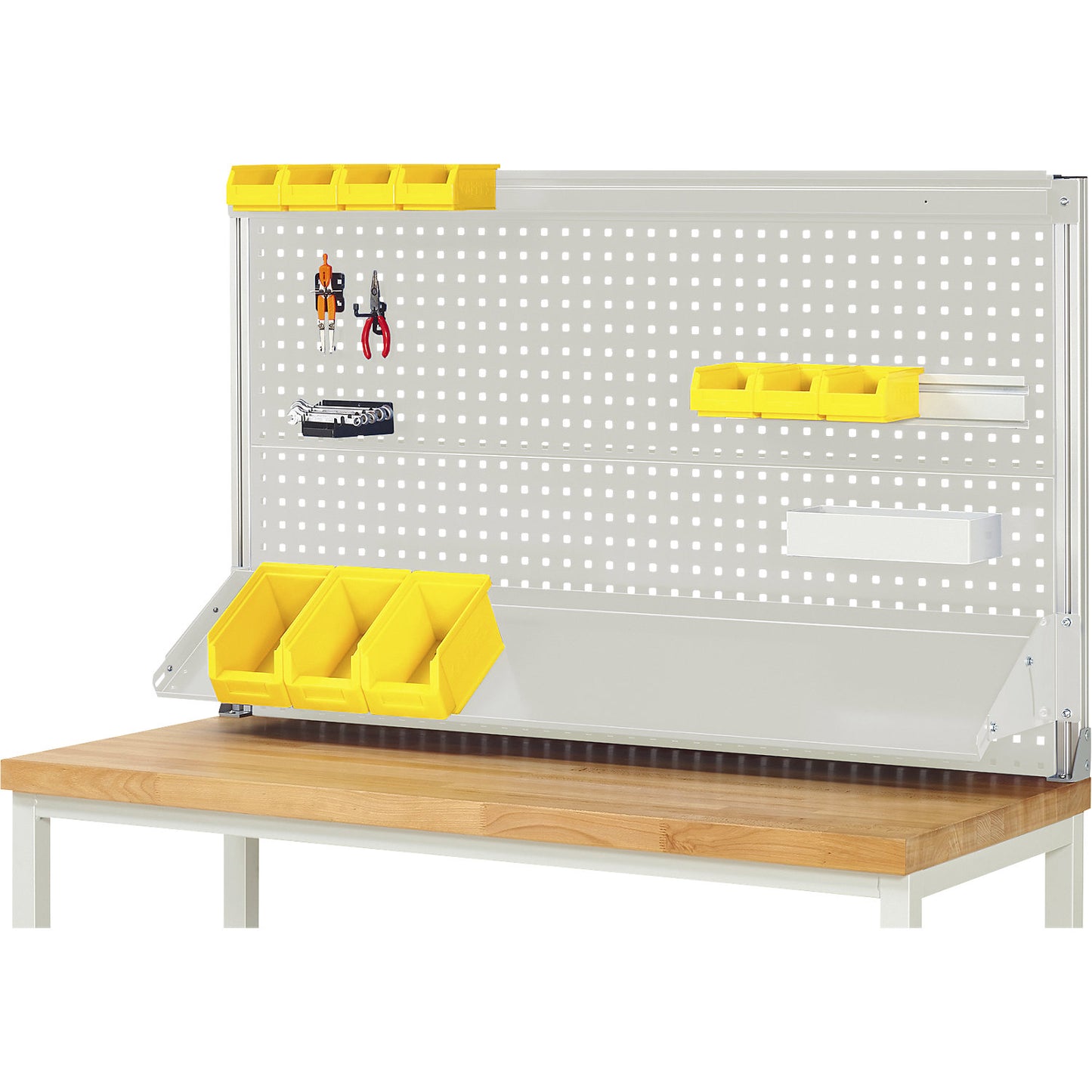 System add-on set 8, for workbench, wxDxH 1500 x 350 x 900 mm.