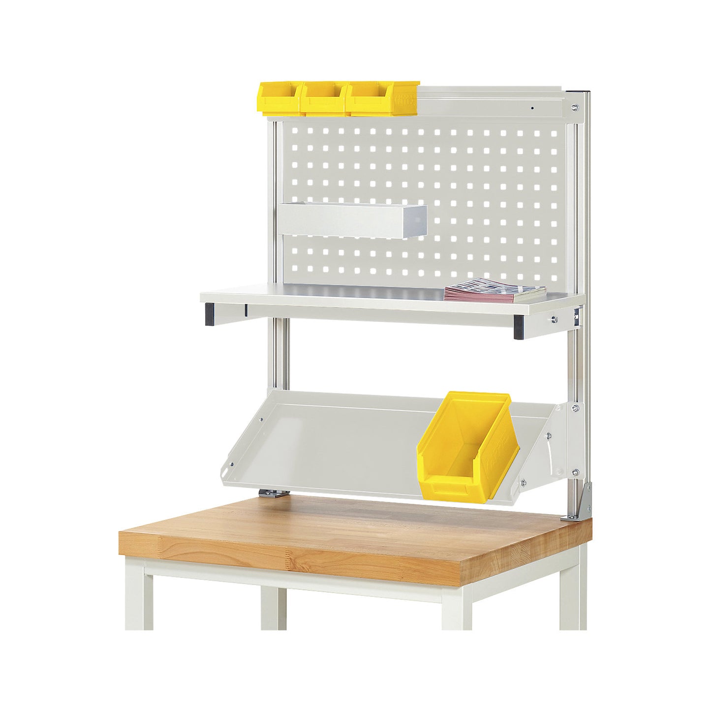 System assembly set 7, for workbench, WxDxT 750 x 350 x 900 mm.