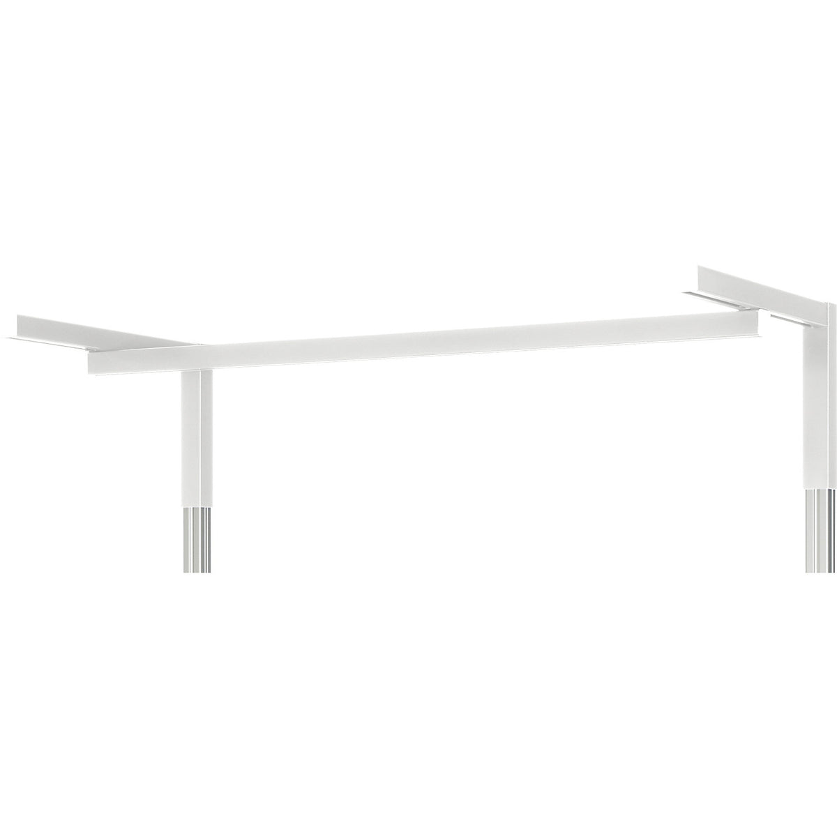 Mounting rail, light grey RAL 7035, width 2000 mm.