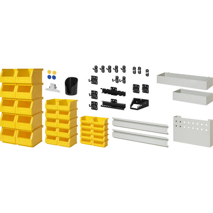 Modular accessory set, for modular add-on systems, 59 parts.