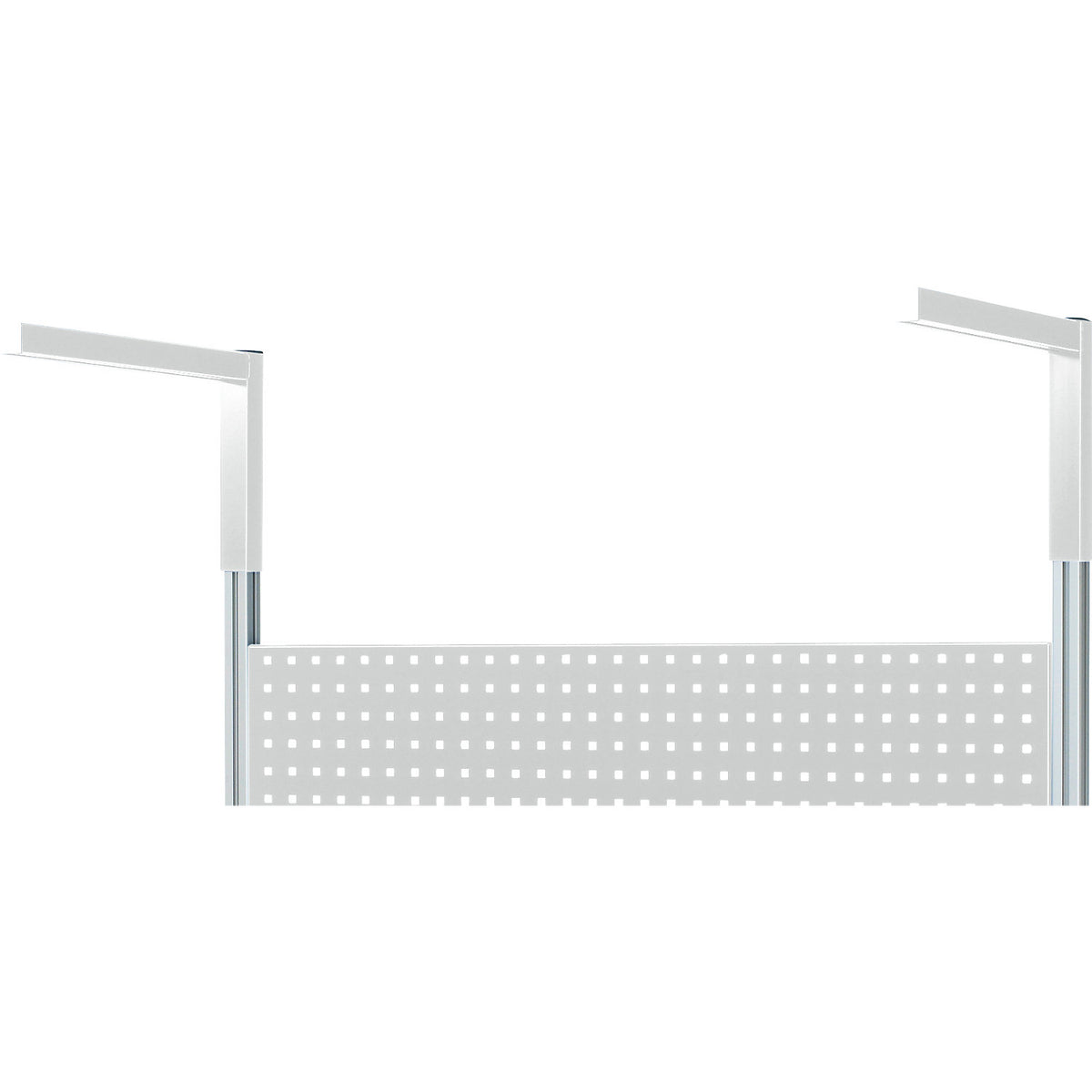 Pair of stabilisers, WxHxD 45 x 550 x 300 mm, light grey RAL 7035.