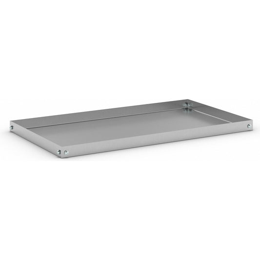 CustomLine shelf, for assembly trolley, stainless steel, LxWxH 900 x 500 x 40 mm.