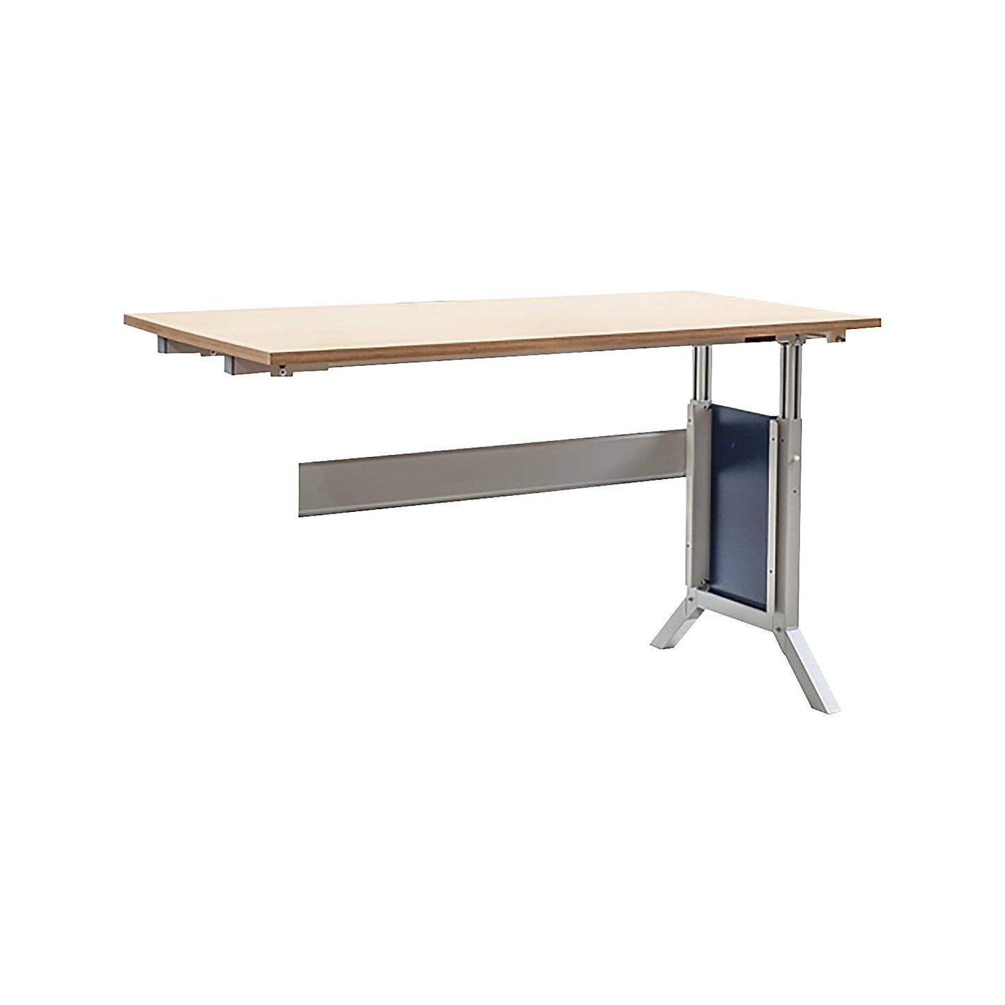 Workline add-on table, clamp lock, WxD 1000 x 750 mm.