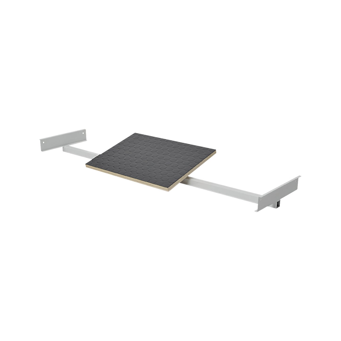 Foot rest, for workline standard table, light grey.