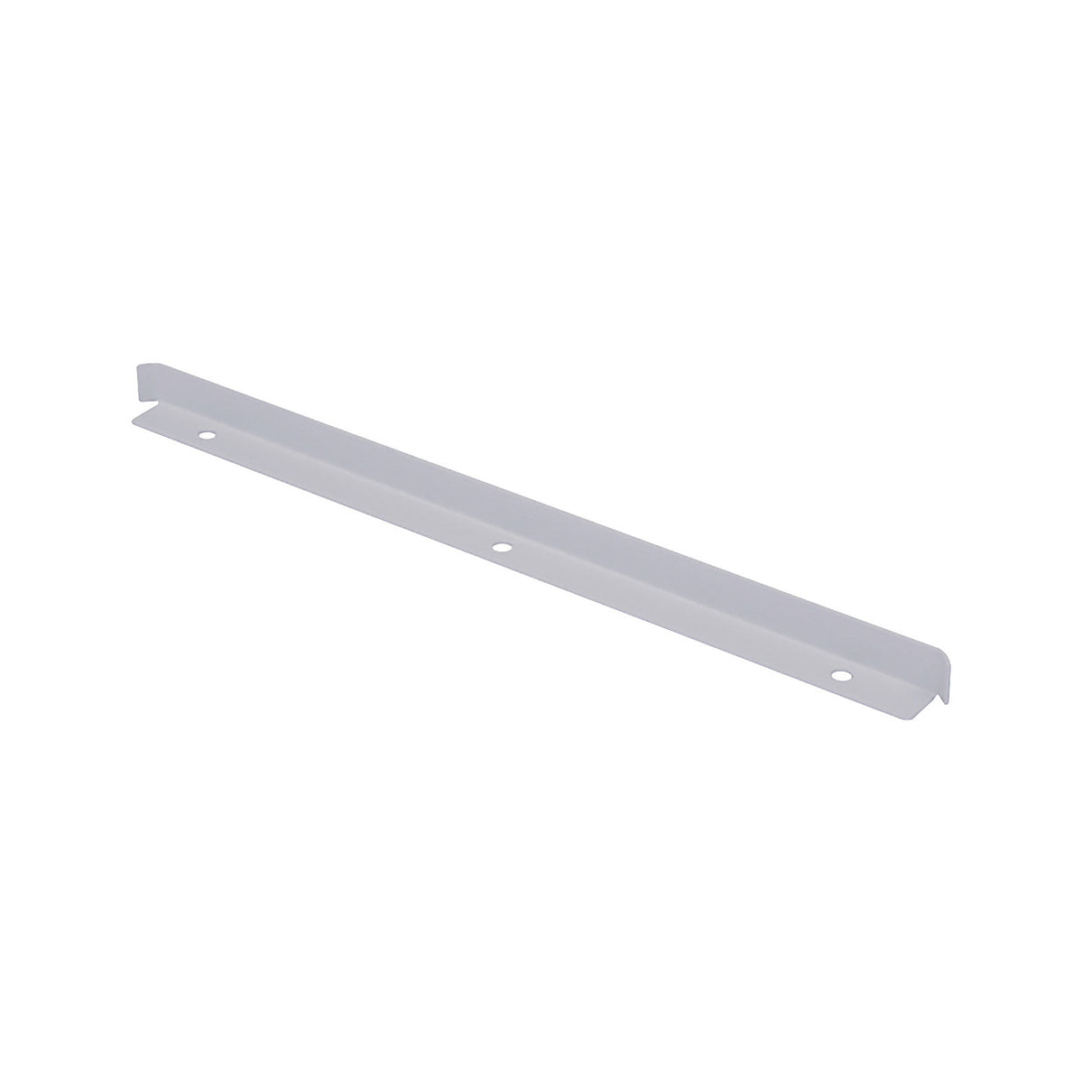 End stop, width 373 mm, light grey.