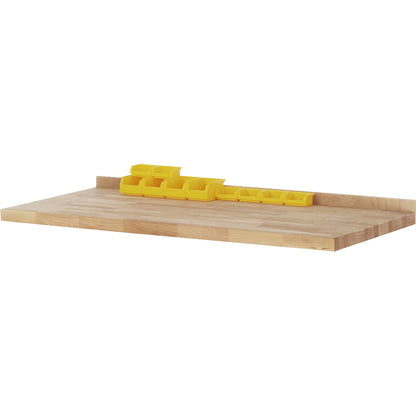 Edging strip for work tables, beech, for table width 2500 mm.