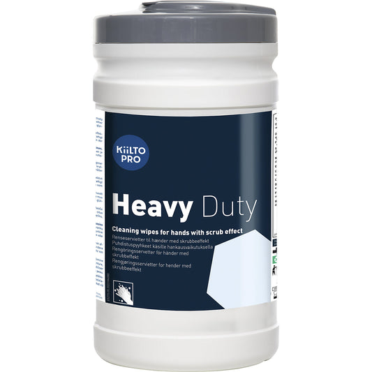 Heavy duty cleaning cloths, for hands, 6 x 75 cloths, LxW 250 x 200 mm.