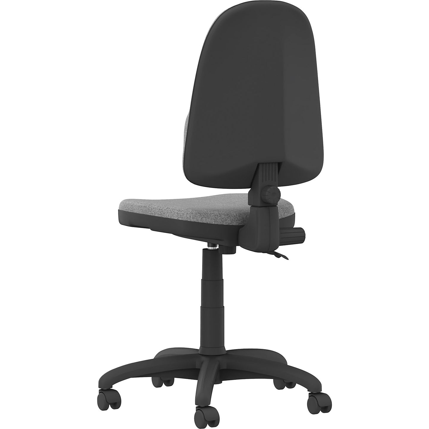Bravo office chair, without armrests, with permanent contact mechanism, grey.