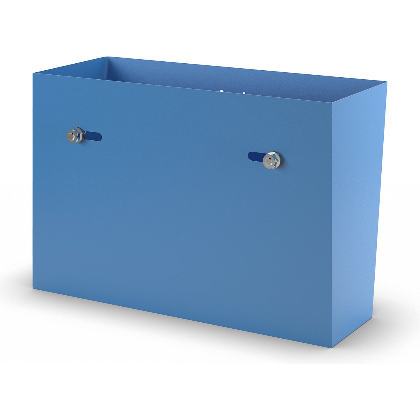 CustomLine waste collector, capacity 8 l, light blue RAL 5012.