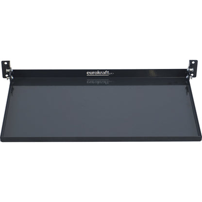 CustomLine platform, folding, for assembly trolleys and shelf trucks, charcoal RAL 7016.