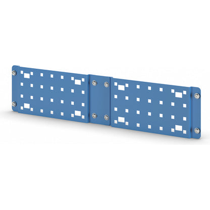 Perforated sheet CustomLine for document holders, for assembly/shelf truck, light blue RAL 5012.