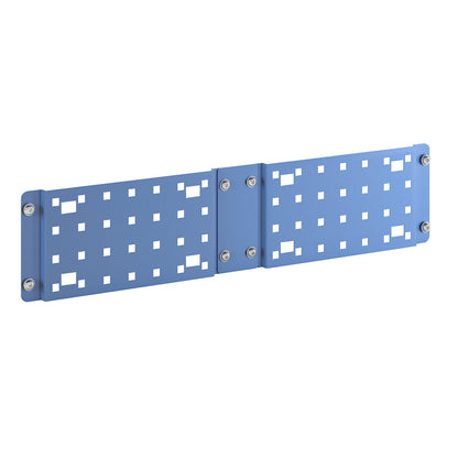 Perforated sheet CustomLine for document holders, for assembly/shelf truck, light blue RAL 5012.