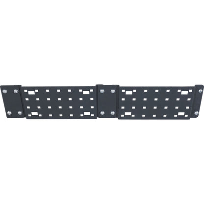 Perforated sheet CustomLine for document holders, for assembly/shelf truck, charcoal RAL 7016.