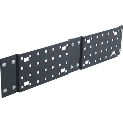 Perforated sheet CustomLine for document holders, for assembly/shelf truck, charcoal RAL 7016.