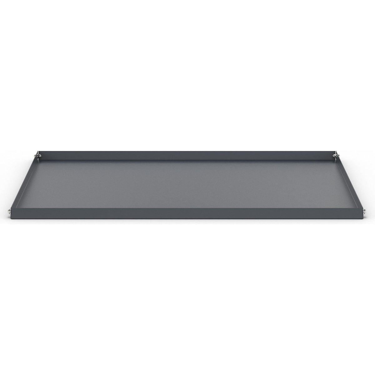 Inclined shelf CustomLine, for assembly and shelf trucks, charcoal RAL 7016.