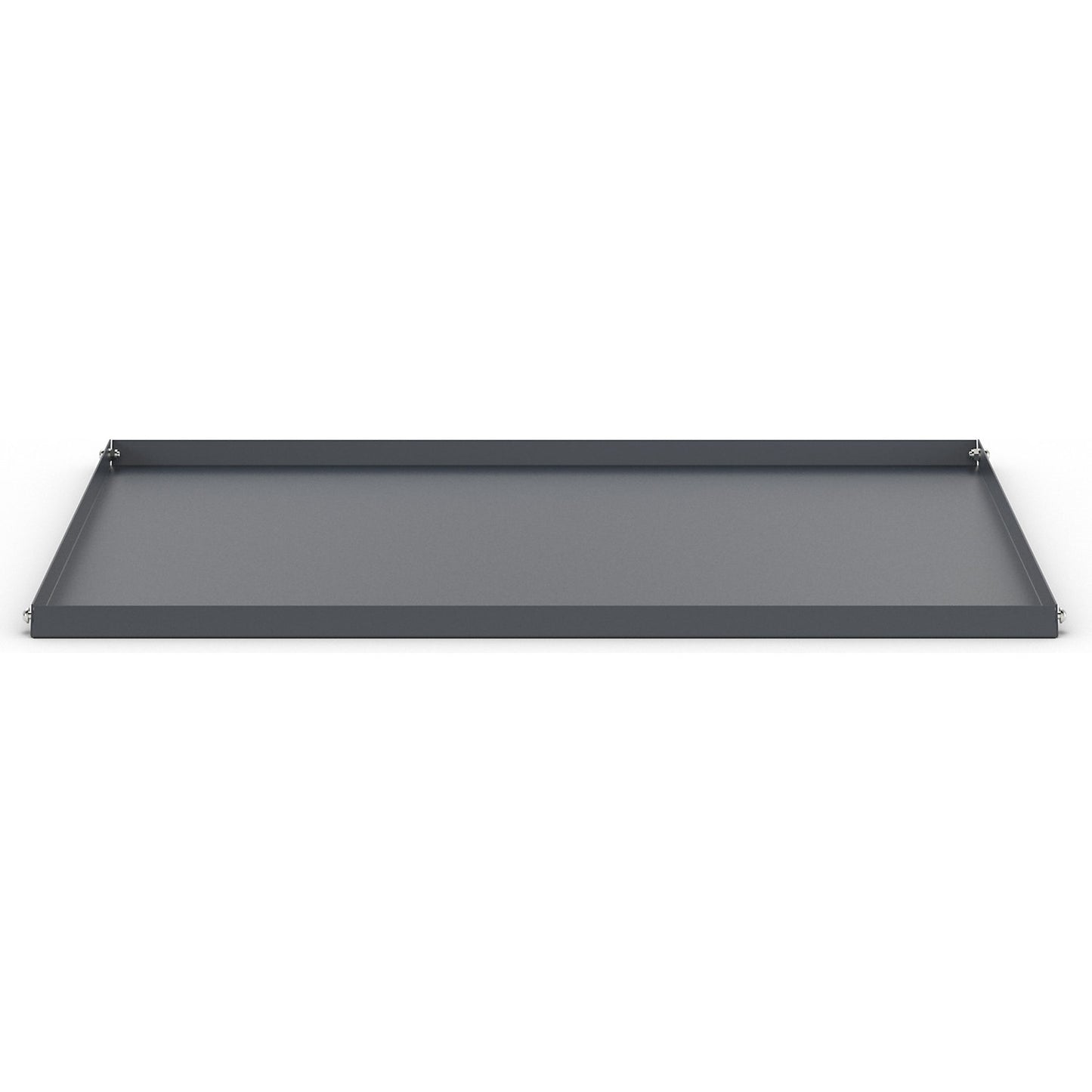 Inclined shelf CustomLine, for assembly and shelf trucks, charcoal RAL 7016.