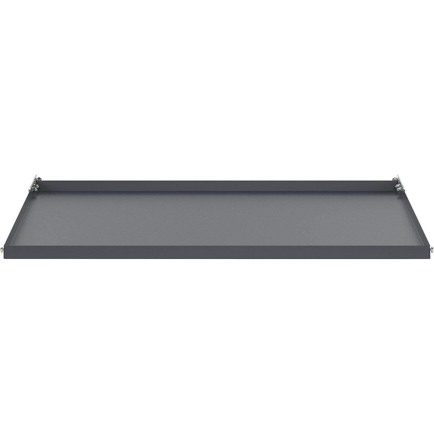 Inclined shelf CustomLine, adjustable, for assembly and shelf trucks, charcoal RAL 7016.
