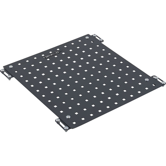 CustomLine perforated pannel, for assembly trolley, charcoal RAL 7016.