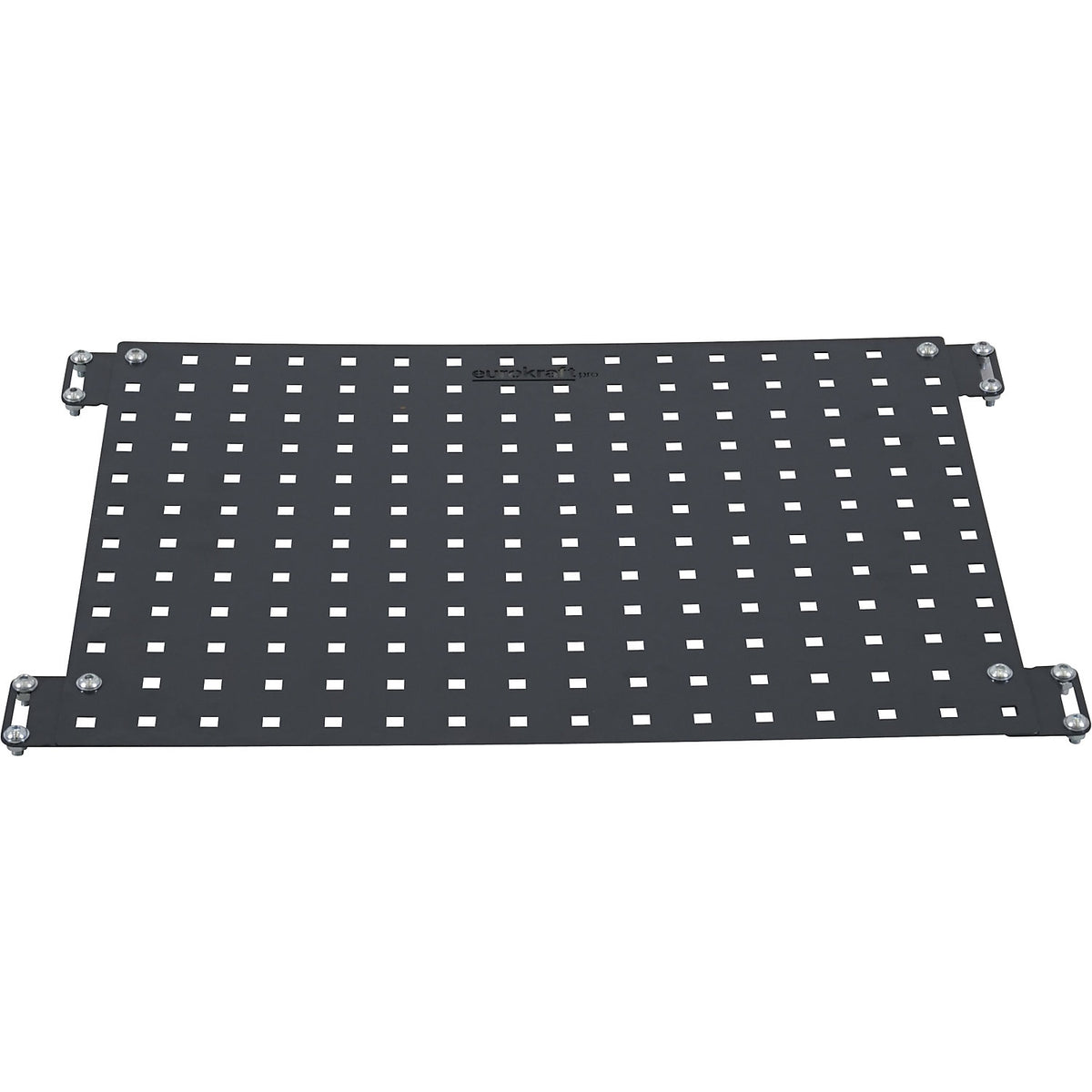 CustomLine perforated pannel, for assembly trolleys and shelf trucks, charcoal RAL 7016.