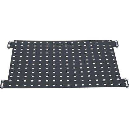 CustomLine perforated pannel, for assembly trolleys and shelf trucks, charcoal RAL 7016.