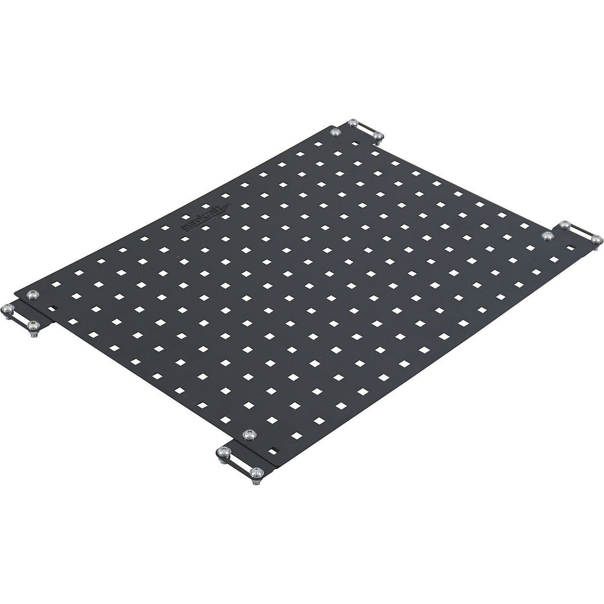 CustomLine perforated pannel, for assembly trolleys and shelf trucks, charcoal RAL 7016.