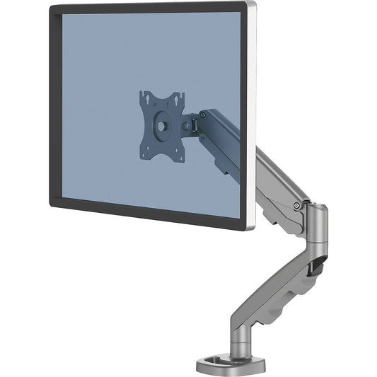 EPPA single monitor arm, swivel range 180°, HxWxD 480 x 117 x 575 mm, silver.