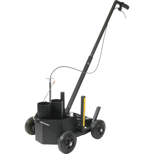 DURALINE® EasyTrack floor marking trolley, line width 40 - 100 mm, suitable for 750 ml cans.
