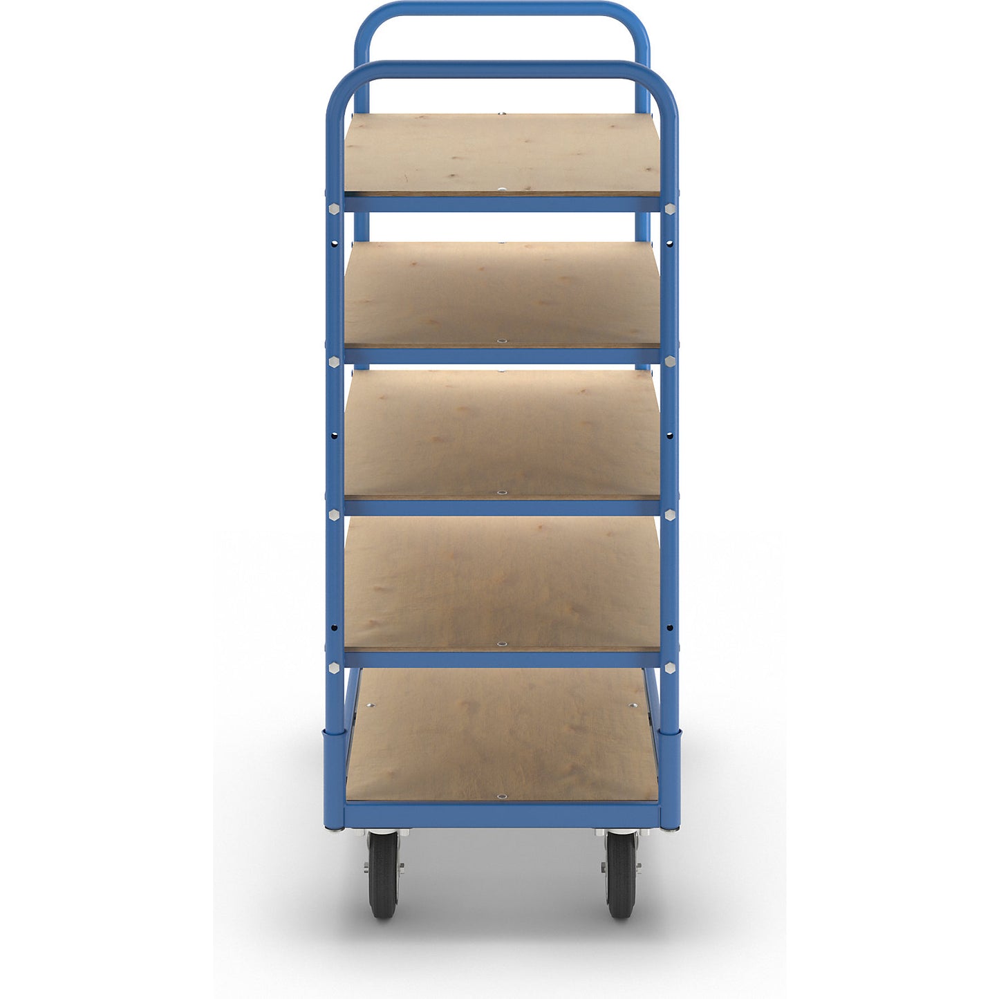 Flex shelf truck, max. load 300 kg, 5 shelves.